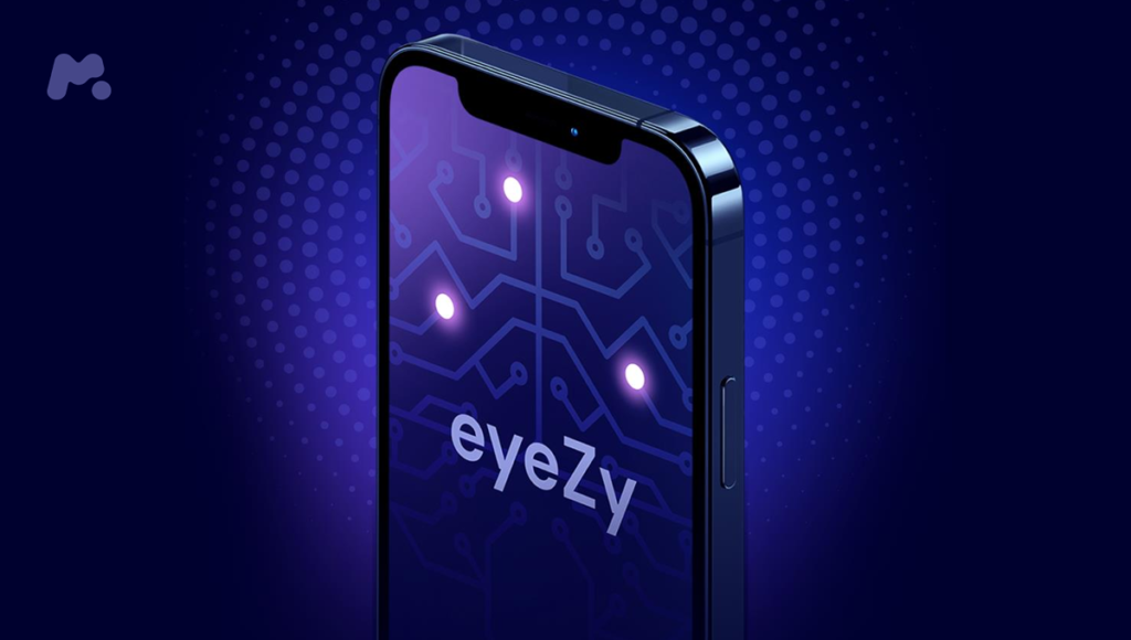 EyeZy logo on phone