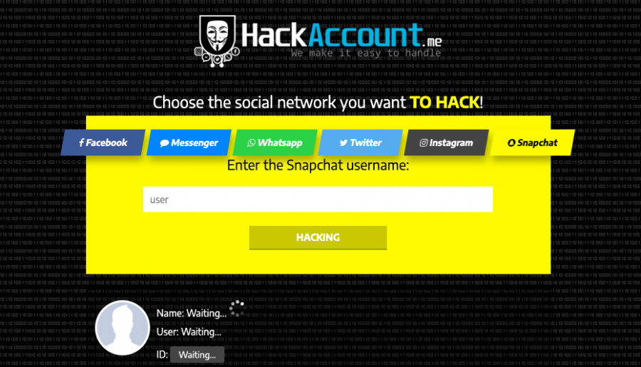 hack into snapchat account