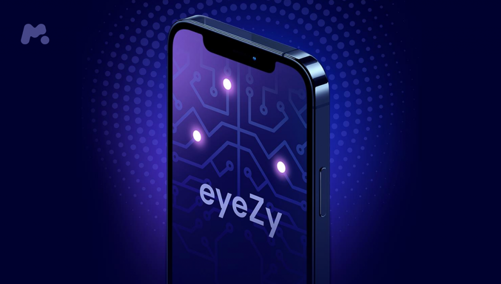 EyeZy software on phone