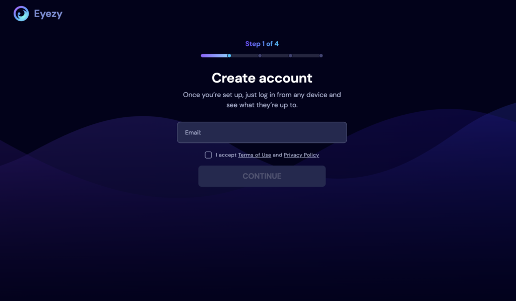 create an account Eyezy